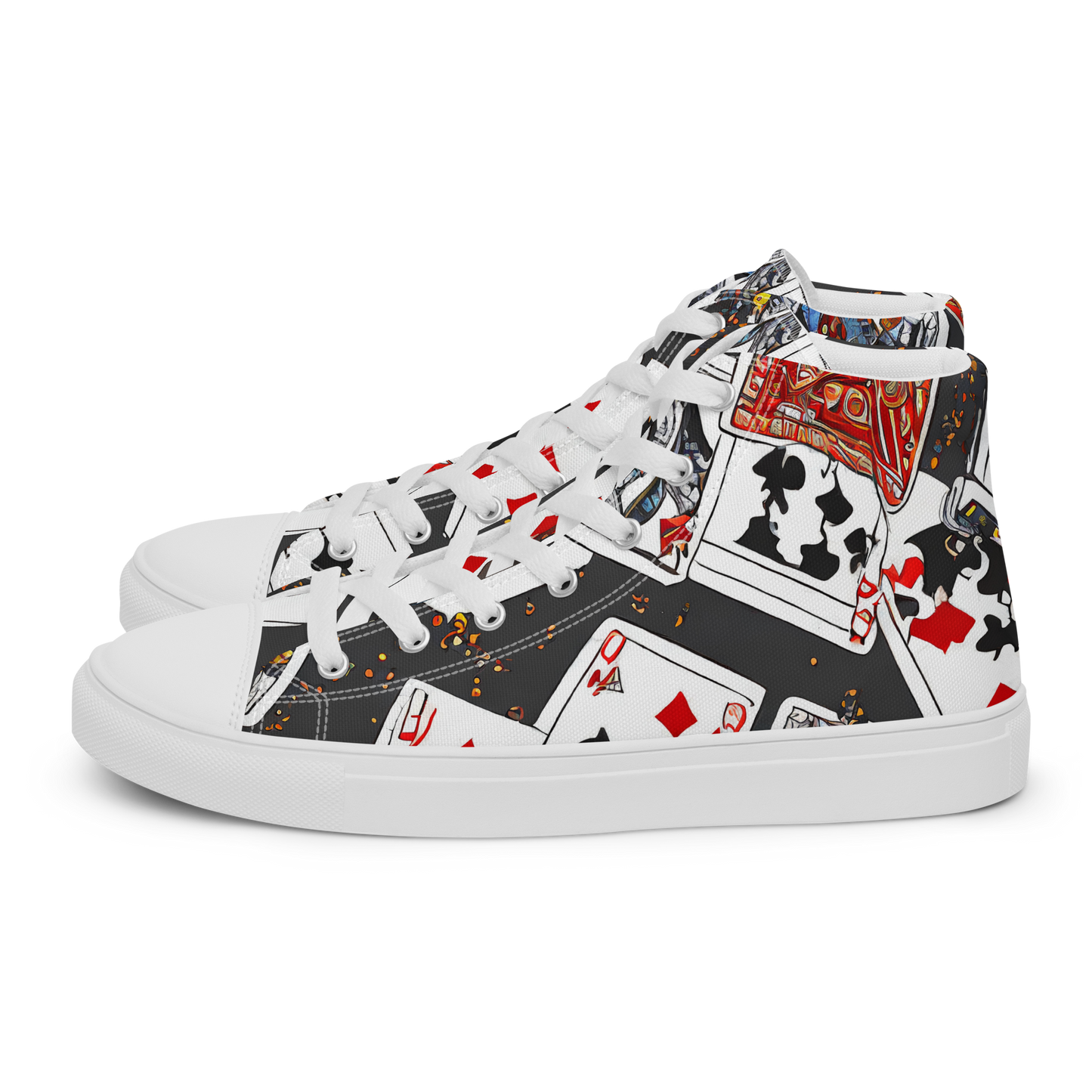 Women's High Top Canvas Shoes - Decked Out Dreams