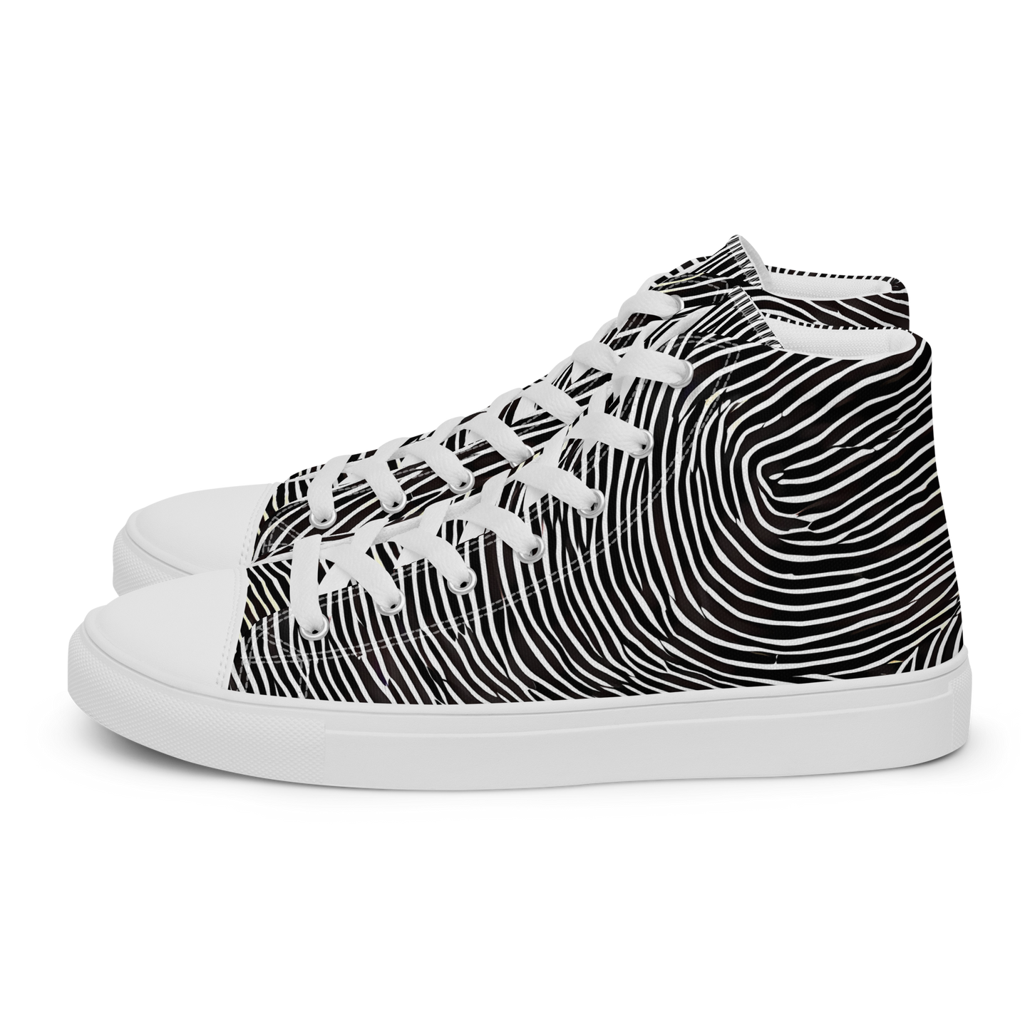 Women's High Top Canvas Shoes - Silent Currents
