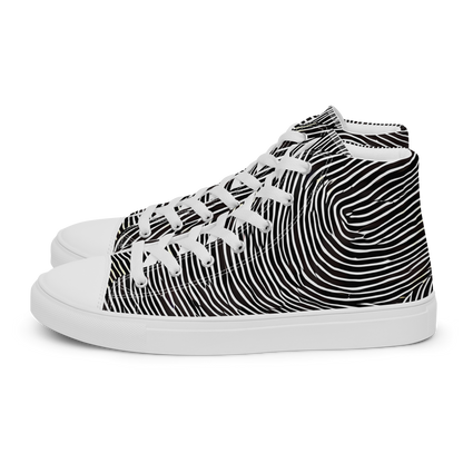Women's High Top Canvas Shoes - Silent Currents