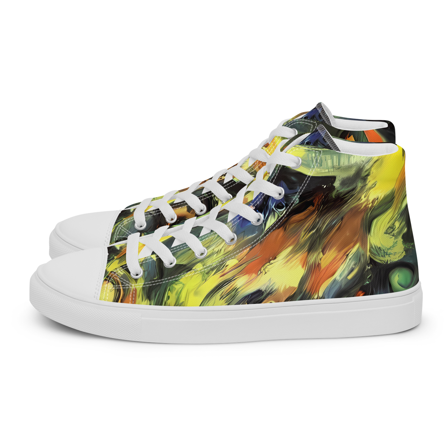 Women's High Top Canvas Shoes - Seve Swirl