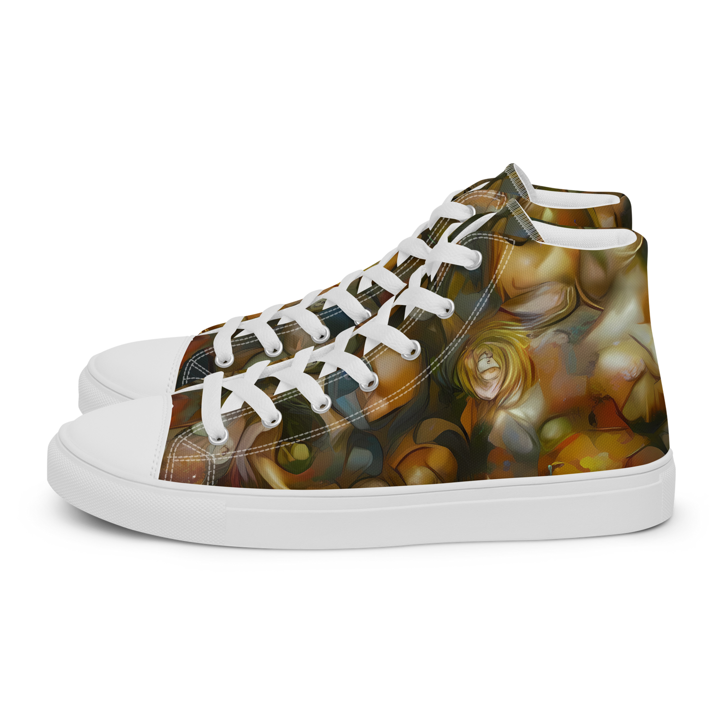 Men's High Top Canvas Shoes - Cryptic Canvas