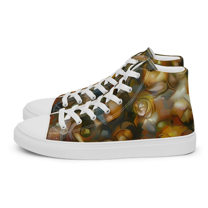 Men's High Top Canvas Shoes - Cryptic Canvas