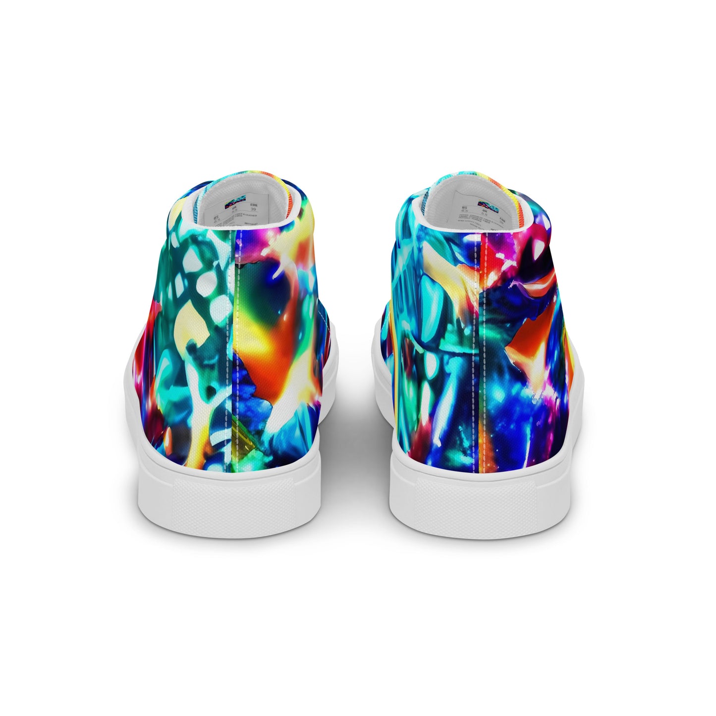 Women's High Top Canvas Shoes - Fynesian Galaxy