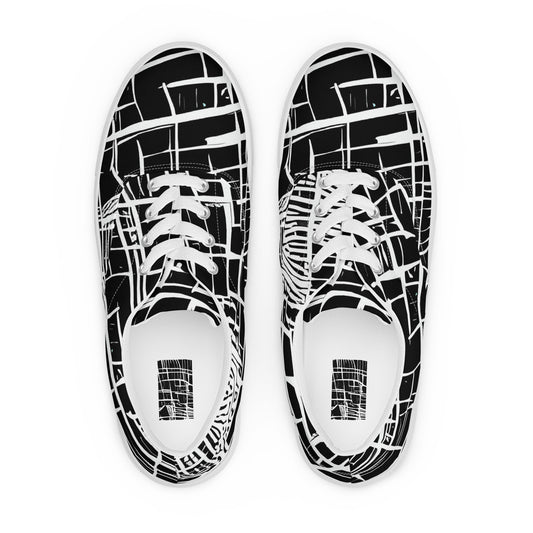 Men's Lace-Up Canvas Shoes - List's Labyrinth