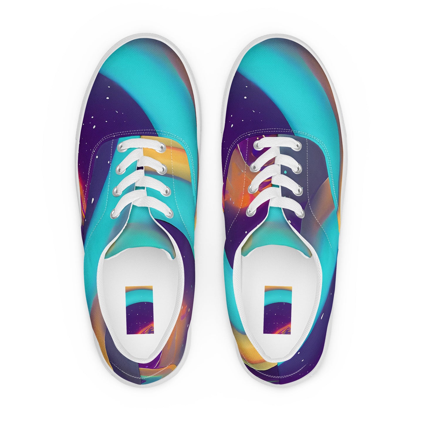 Men's Lace-Up Canvas Shoes - Dreamscape Twine