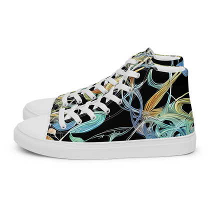 Men's High Top Canvas Shoes - Infinite Mist