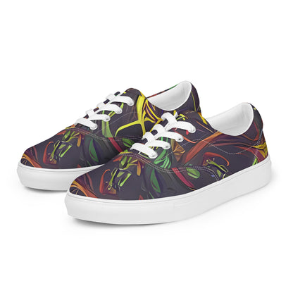 Women's Lace-Up Canvas Shoes - Helmut Haze
