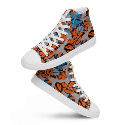 Women's High Top Canvas Shoes - Flutter Wave