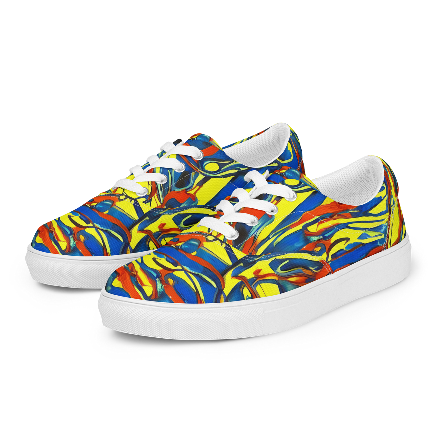 Women's Lace-Up Canvas Shoes - Cyberflow Circuit