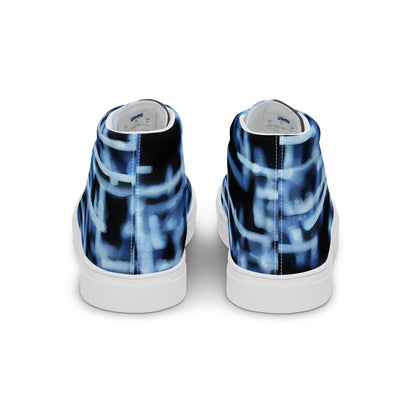 Women's High Top Canvas Shoes - Circuit Frost