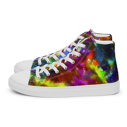 Men's High Top Canvas Shoes - Neer Nebula