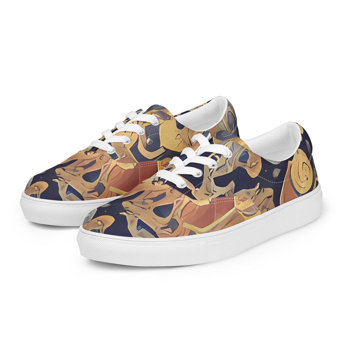 Women's Lace-Up Canvas Shoes - Kessel's Dream