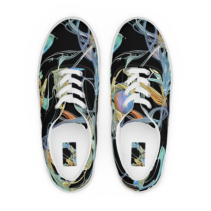 Men's Lace-Up Canvas Shoes - Infinite Mist