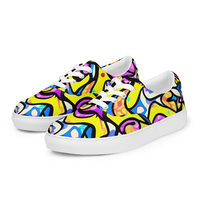 Women's Lace-Up Canvas Shoes - Britto's Odyssey