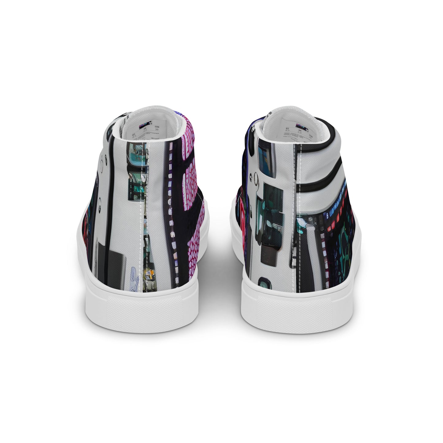 Men's High Top Canvas Shoes - Wired Wonders