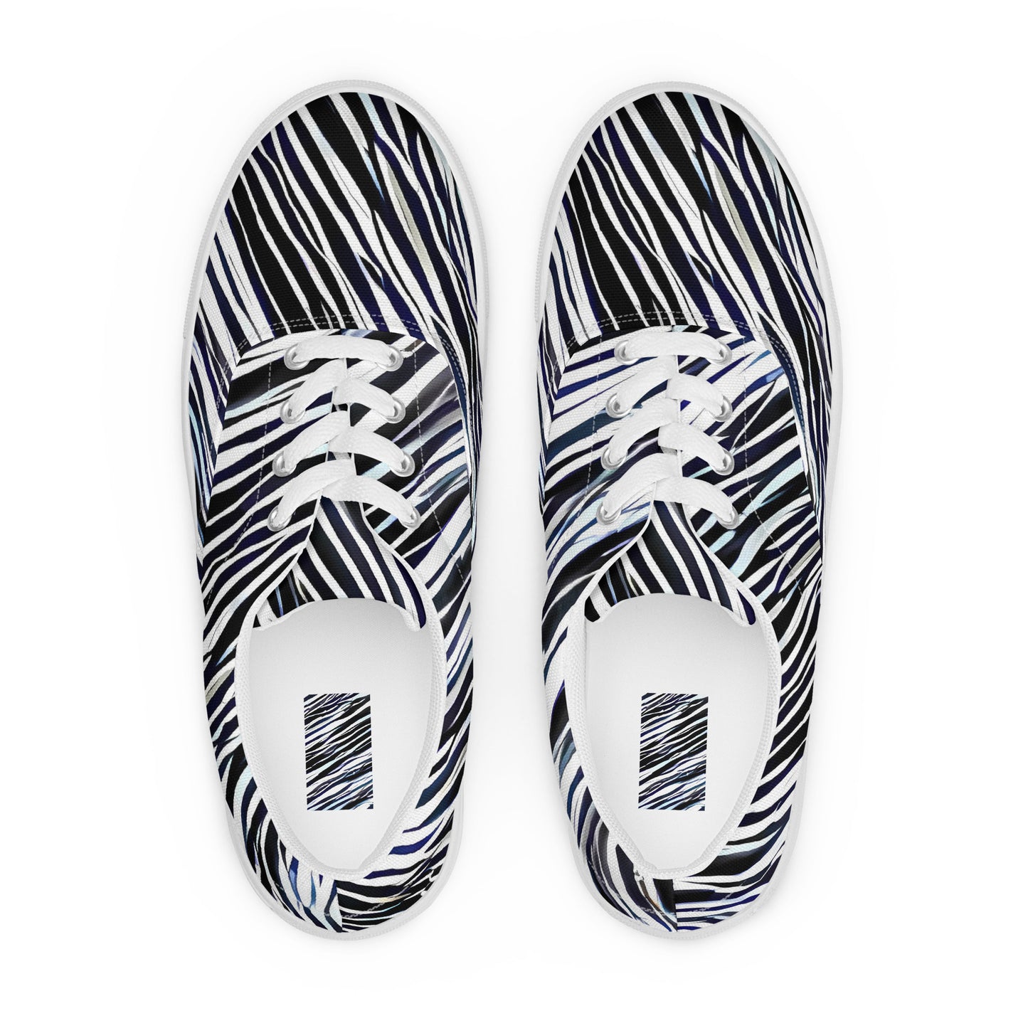 Men's Lace-Up Canvas Shoes - Dupain Waves