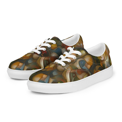 Women's Lace-Up Canvas Shoes - Cryptic Canvas