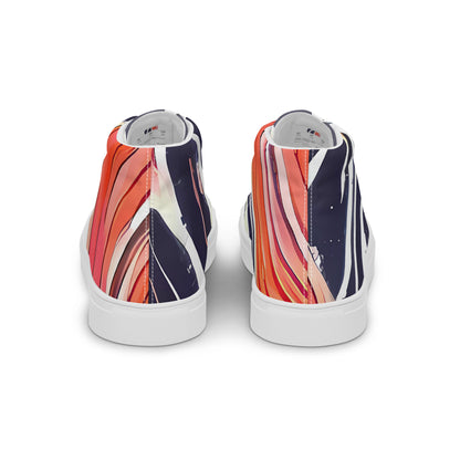 Women's High Top Canvas Shoes - Radiant Drift