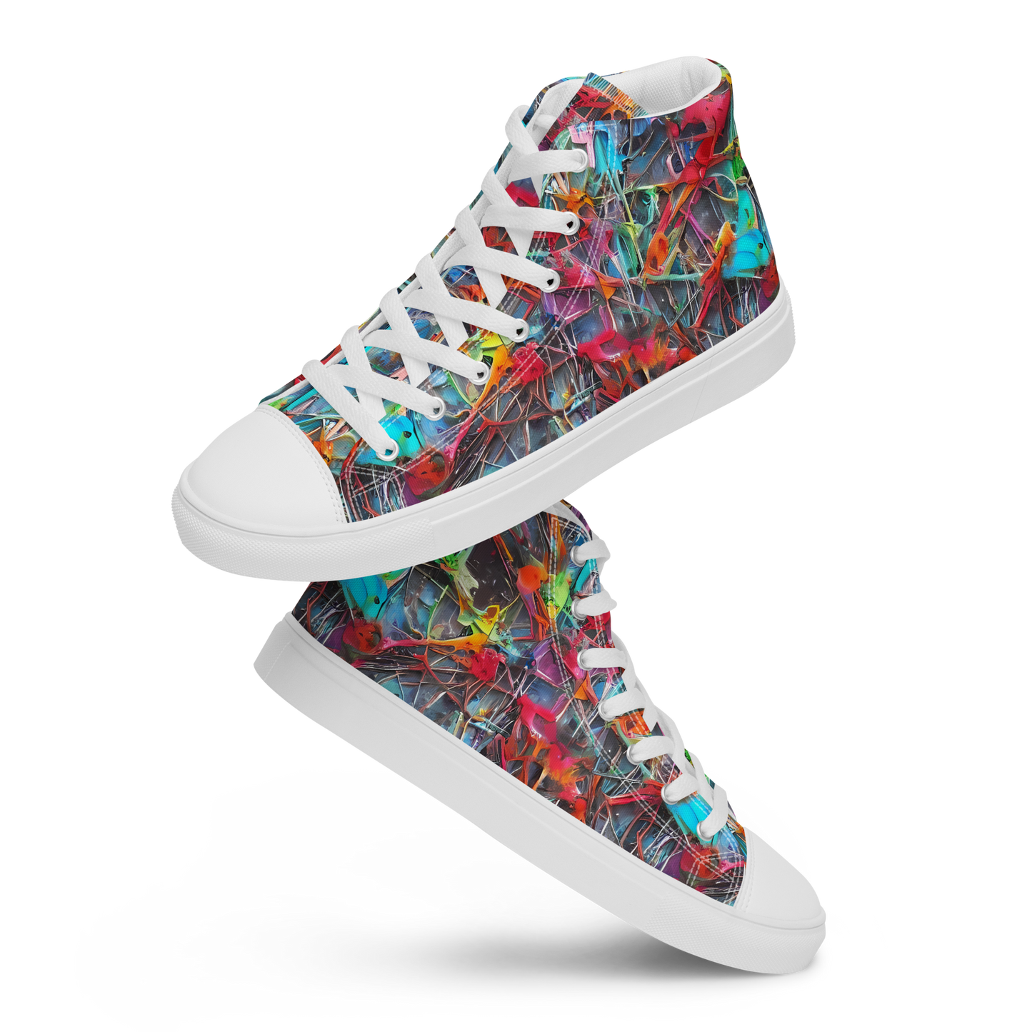 Men's High Top Canvas Shoes - Junkyard Jewel