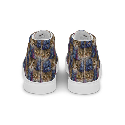 Women's High Top Canvas Shoes - Feline Fantasy