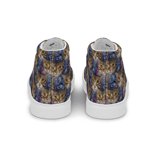 Women's High Top Canvas Shoes - Feline Fantasy