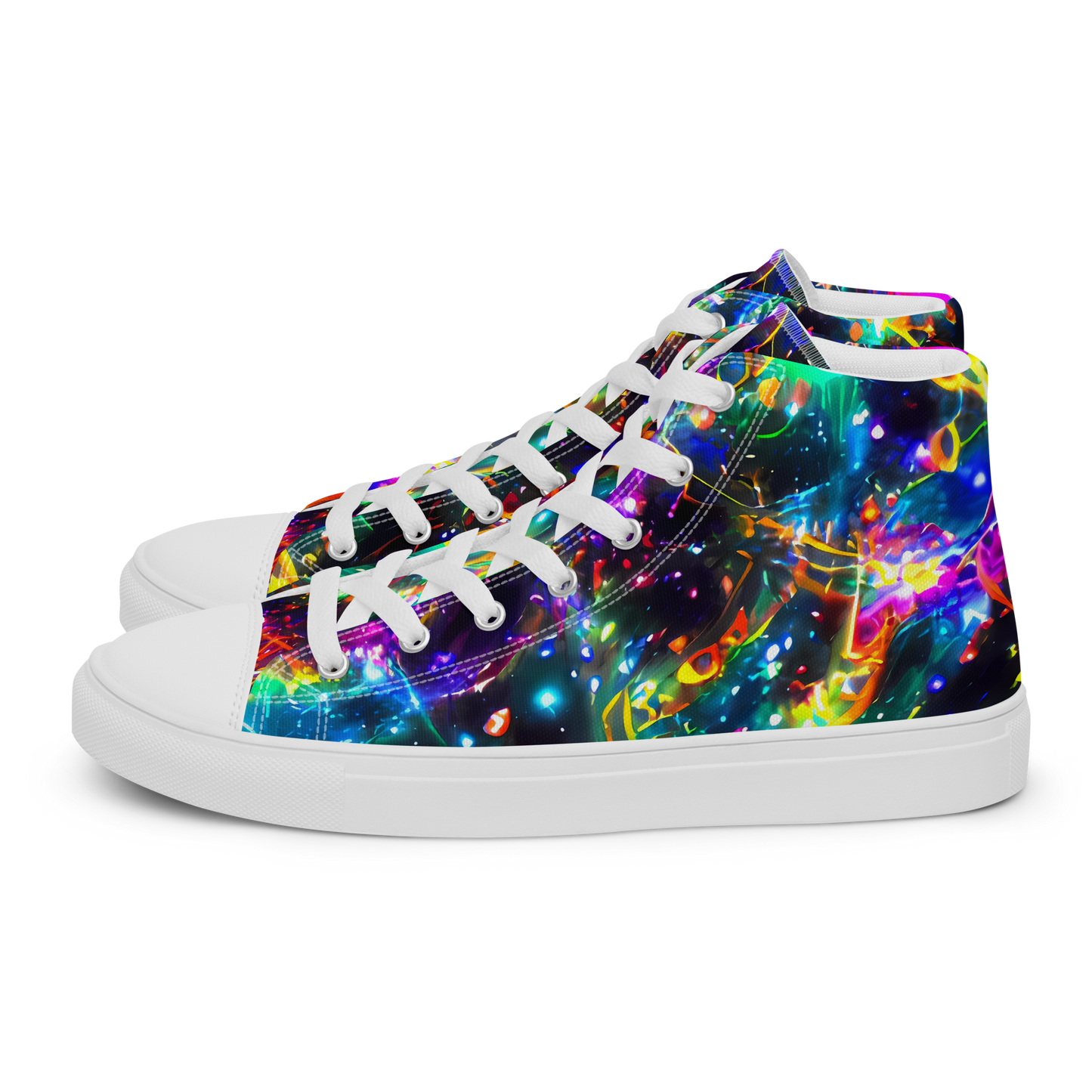 Men's High Top Canvas Shoes - Blythe Nebula