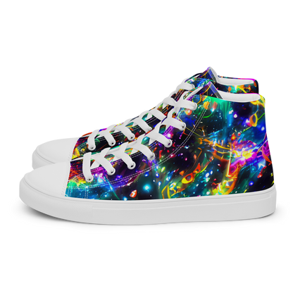 Men's High Top Canvas Shoes - Blythe Nebula