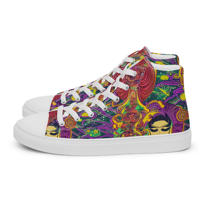Women's High Top Canvas Shoes - Odyssey in Color