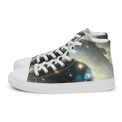 Men's High Top Canvas Shoes - Rutkowski Nebula