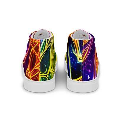 Women's High Top Canvas Shoes - Dancing in the Ether