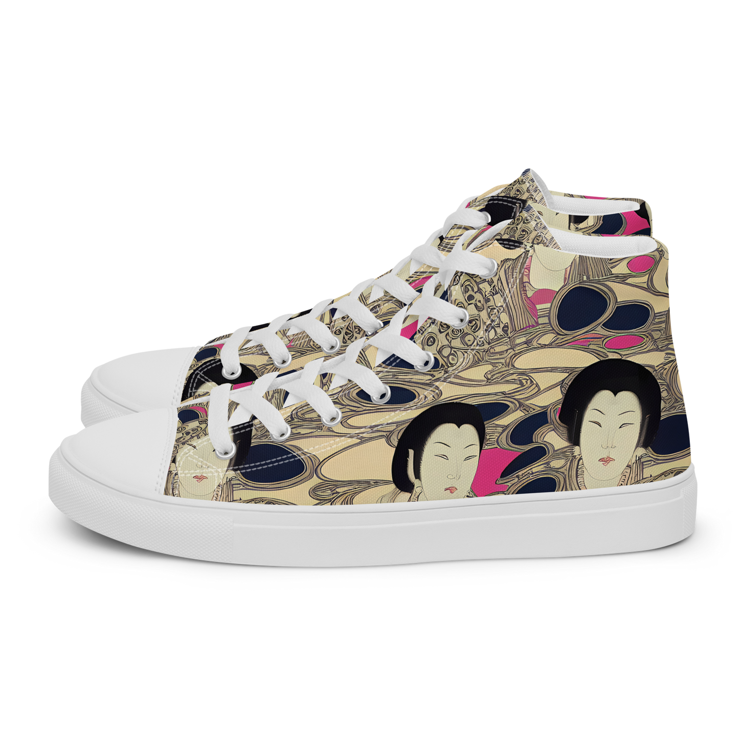 Women's High Top Canvas Shoes - Timeless Reverie