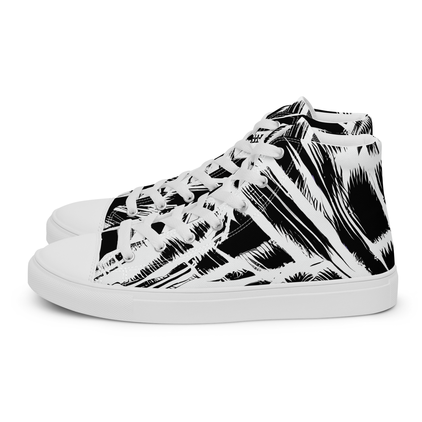 Men's High Top Canvas Shoes - Silent Thunder