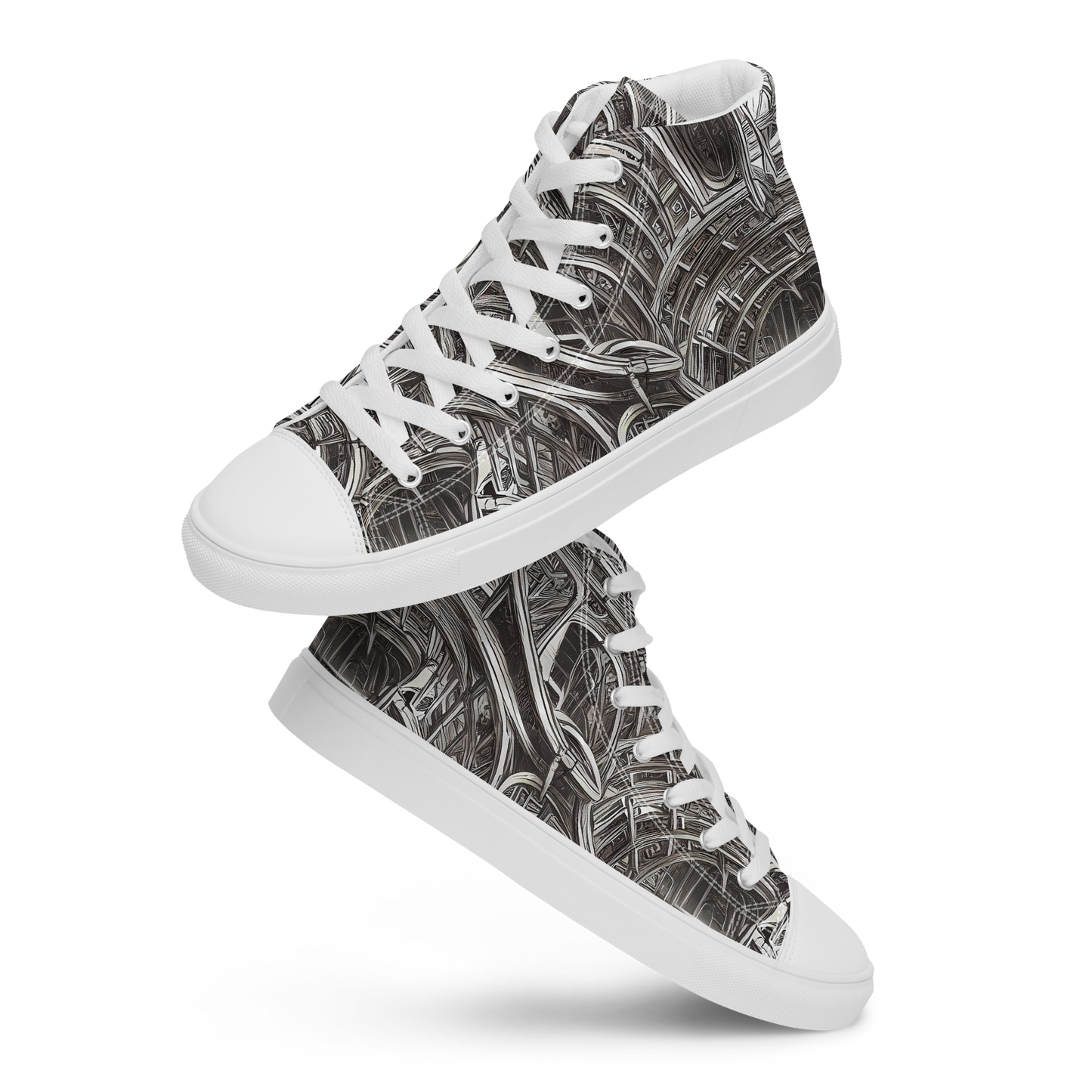 Women's High Top Canvas Shoes - Piranesi's Dream