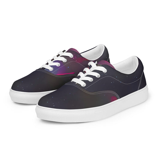 Women's Lace-Up Canvas Shoes - Etheric Echo