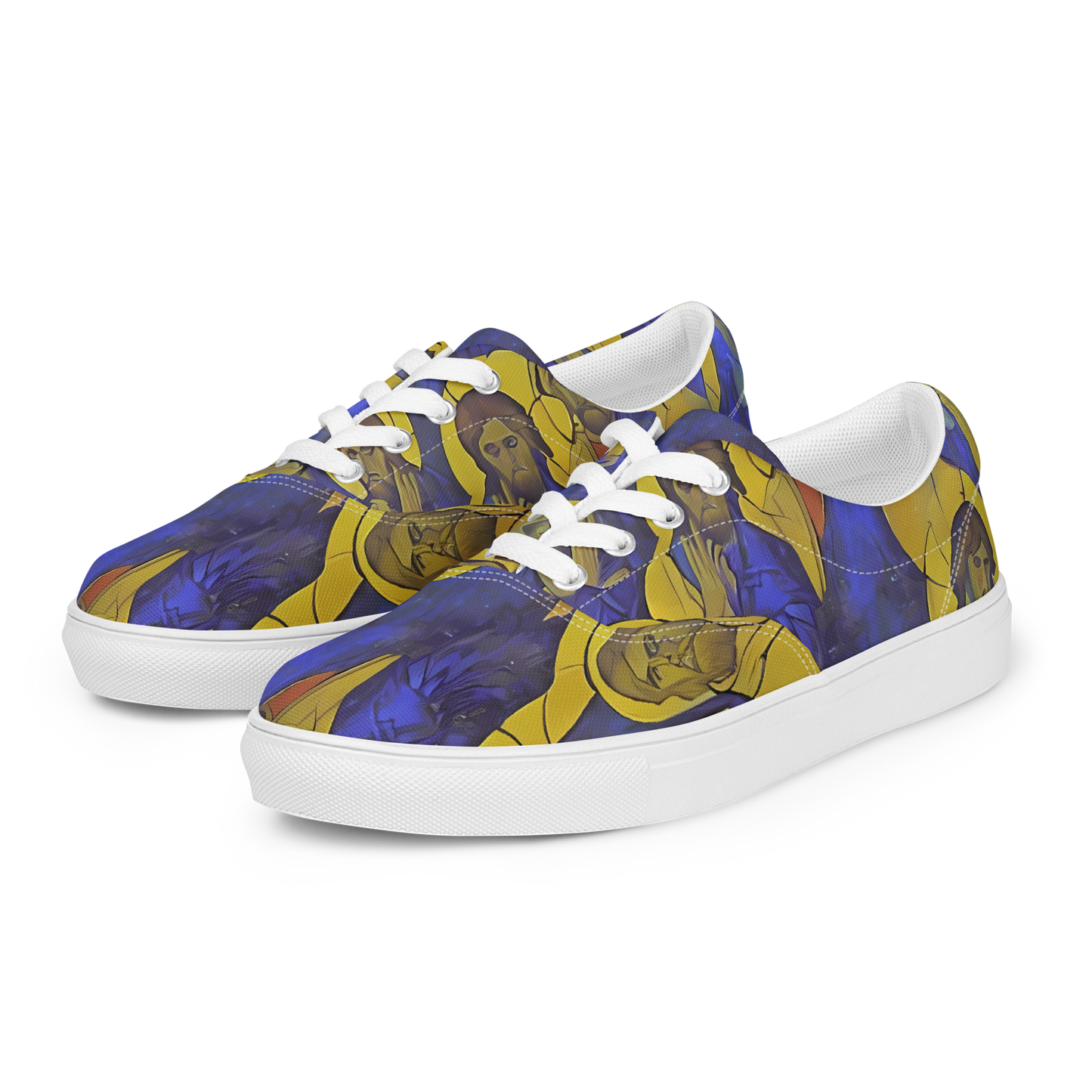 Women's Lace-Up Canvas Shoes - Divine Reverie