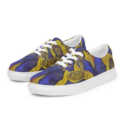 Women's Lace-Up Canvas Shoes - Divine Reverie