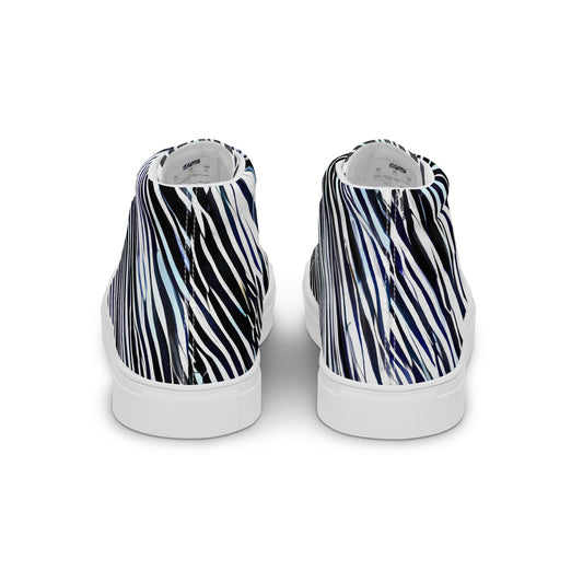 Women's High Top Canvas Shoes - Dupain Waves