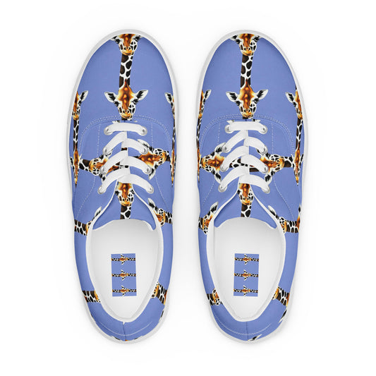 Men's Lace-Up Canvas Shoes - Giraffe Glow