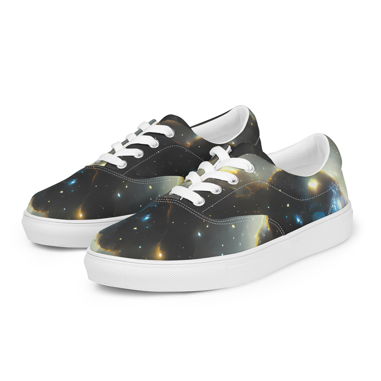 Women's Lace-Up Canvas Shoes - Rutkowski Nebula