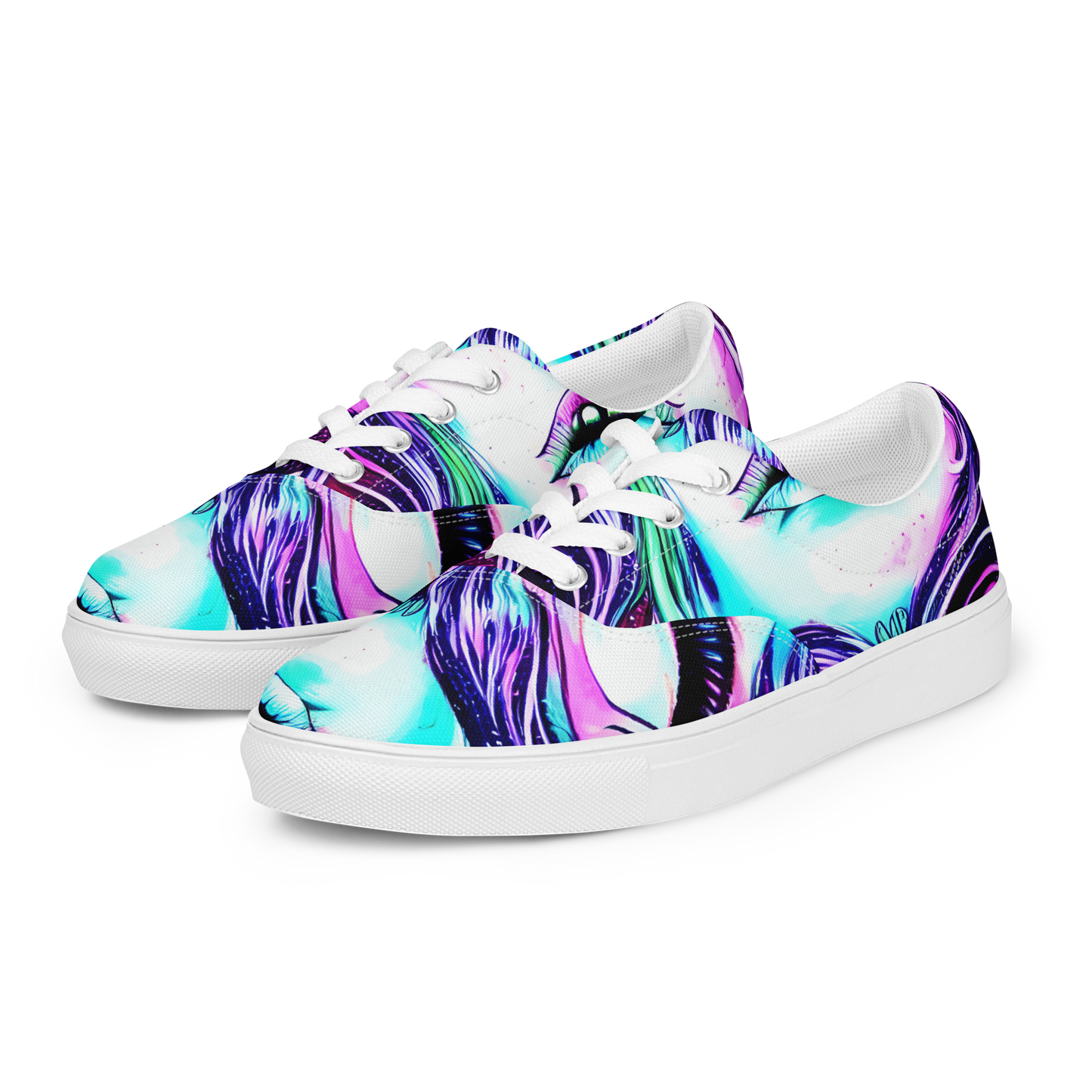 Women's Lace-Up Canvas Shoes - Chroma Soirée