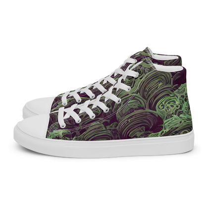 Women's High Top Canvas Shoes - Knab Whorls