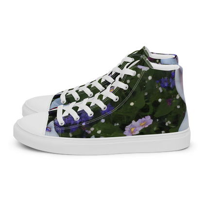 Women's High Top Canvas Shoes - Hip, Sharp Focus, Beautiful