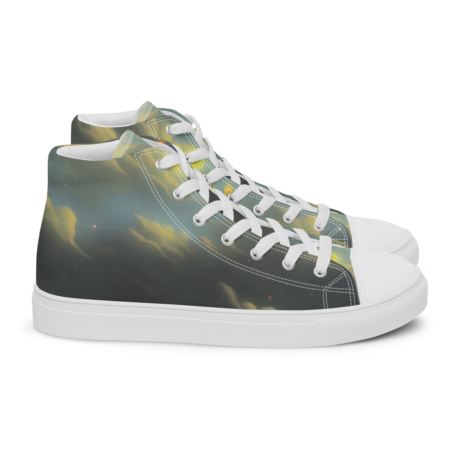 Men's High Top Canvas Shoes - Dreamy Ascent