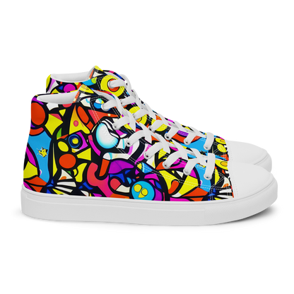 Women's High Top Canvas Shoes - Eclectic Fantasy