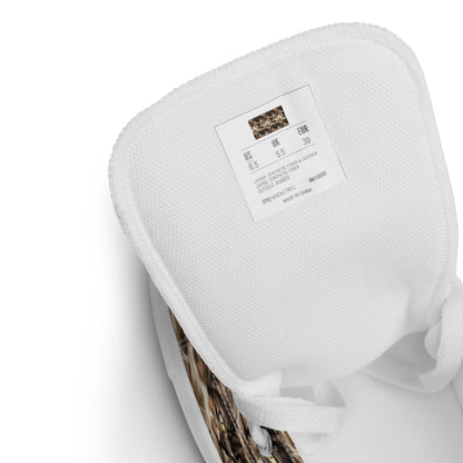 Women's High Top Canvas Shoes - Feline Reverie