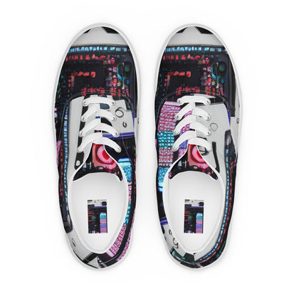 Women's Lace-Up Canvas Shoes - Wired Wonders