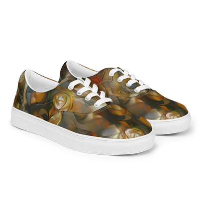 Women's Lace-Up Canvas Shoes - Cryptic Canvas