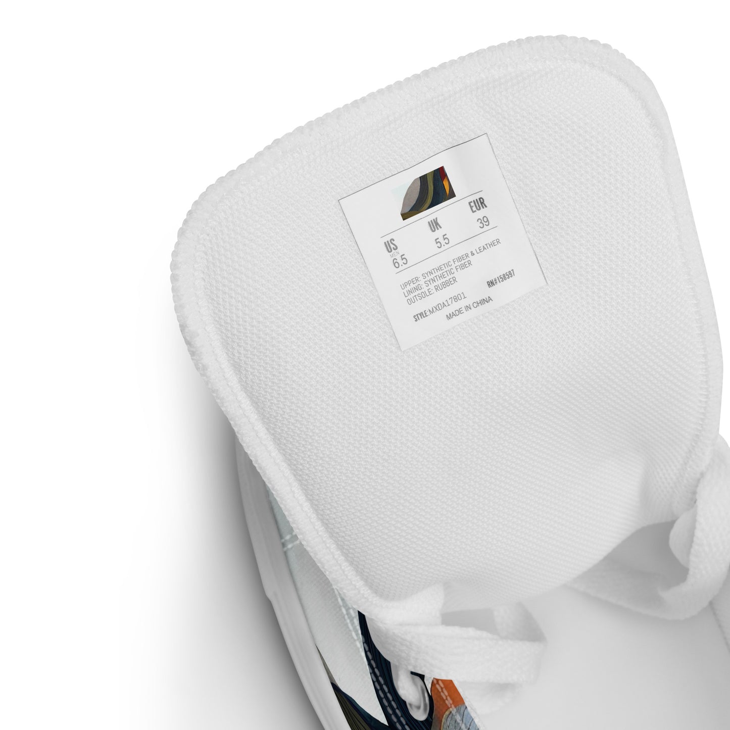 Men's High Top Canvas Shoes - Analog Dreams