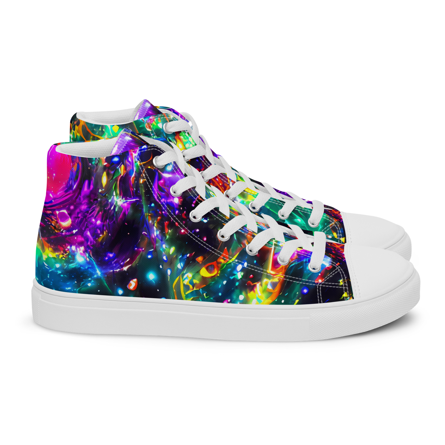 Men's High Top Canvas Shoes - Blythe Nebula