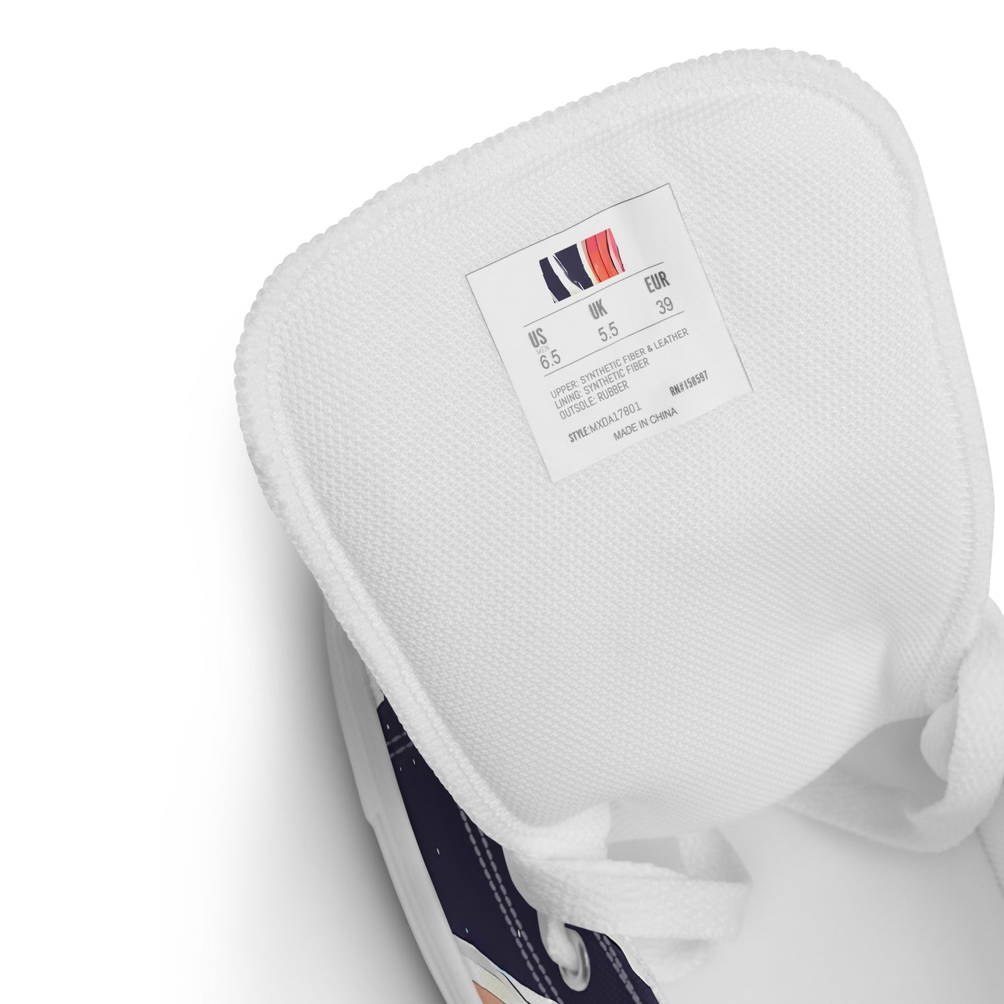 Women's High Top Canvas Shoes - Radiant Drift